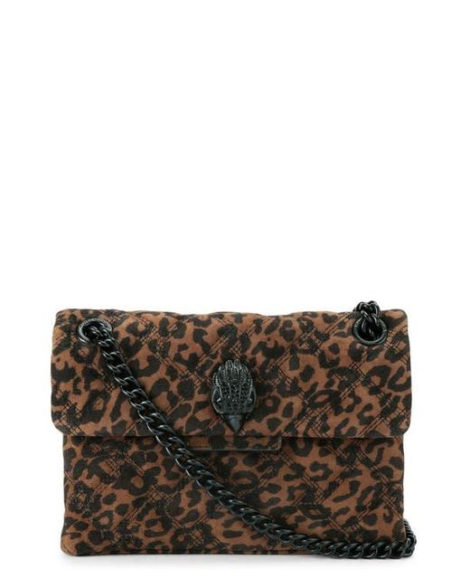 Kurt Geiger Metallic Mini Kensington Leather Convertible Crossbody Bag