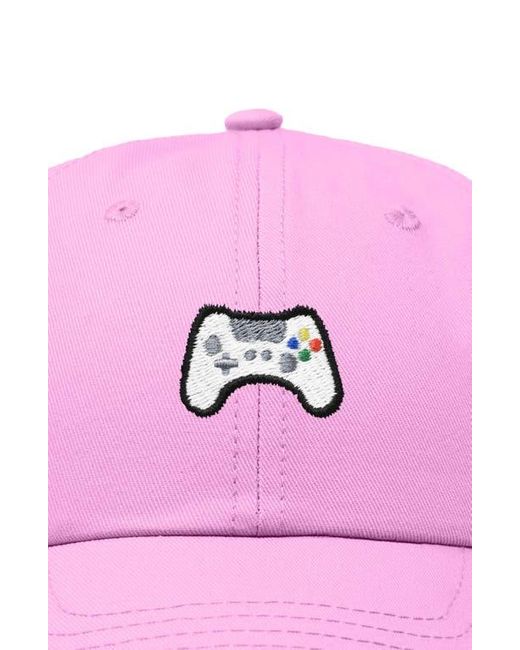 Alix Pink Game Controller Embroidered Hat for men