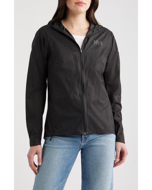 Helly Hansen Black Trail Windbreaker Jacket