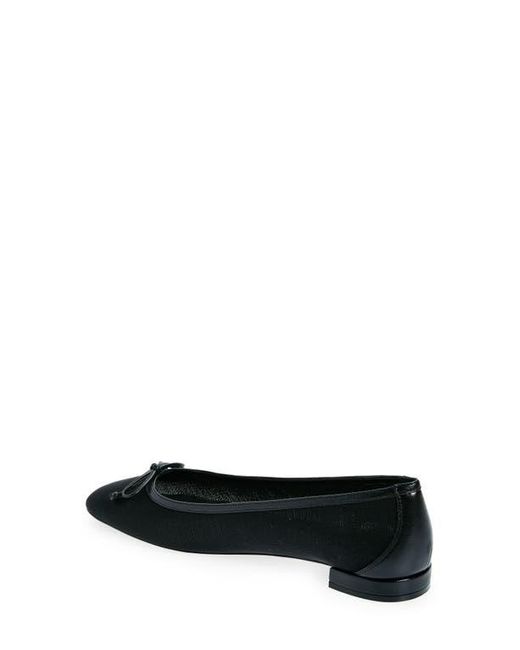 Stuart Weitzman Black Arabella Ballet Flat