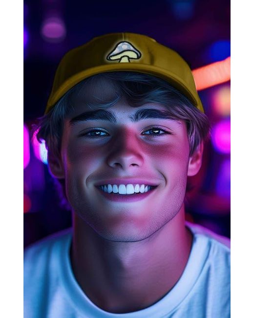 Alix Yellow Mushroom Hat for men