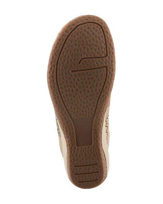 Spring Step Brown Cheinti Platform Clog