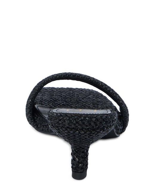 Matisse Black Capricorn Kitten Heel Slide Sandal