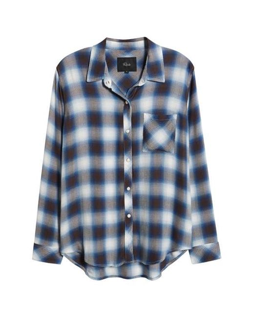 Rails Blue Hunter Plaid Button-Up Shirt