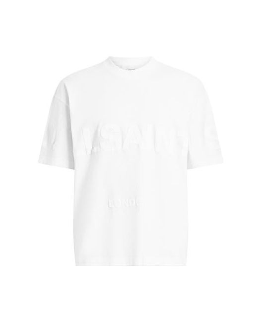 AllSaints White Biggy Logo Graphic T-Shirt for men