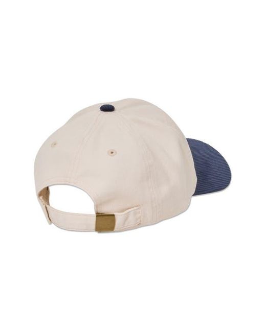 Billabong Blue Embroidered Cotton Twill Baseball Cap