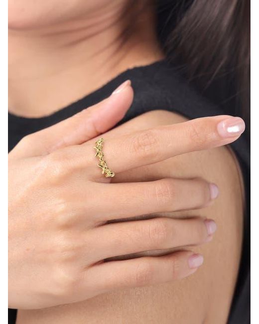 DEVATA Metallic Bow Ring