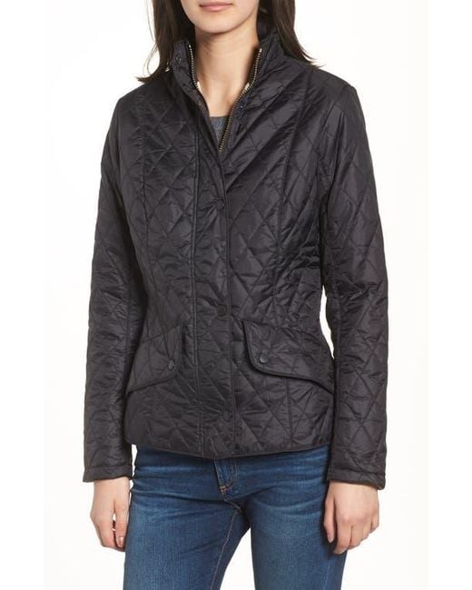 Barbour Black Flyweight Quilted Jacket