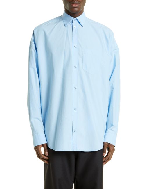 balenciaga button up shirt