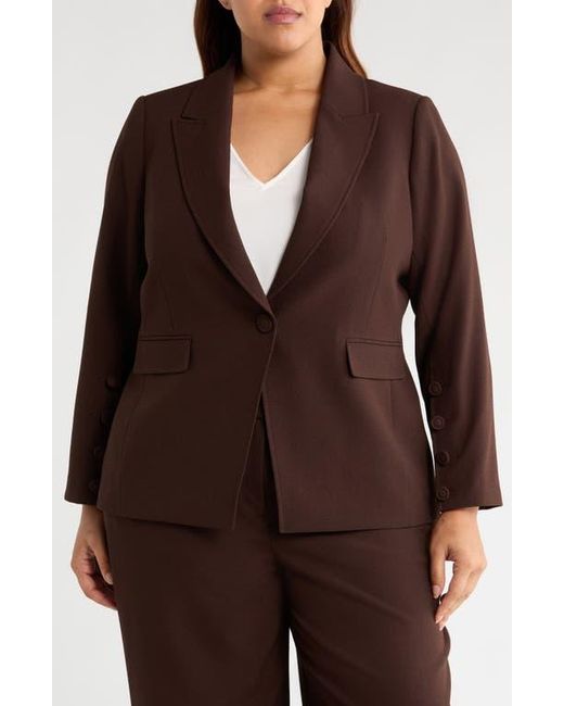 Tahari Black One-Button Blazer