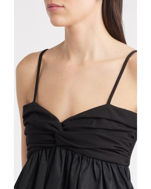 Likely Black Serefina Mixed Media Bubble Minidress
