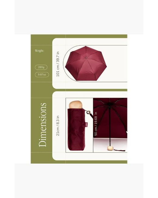 Original Duckhead Purple Mini Compact Umbrella