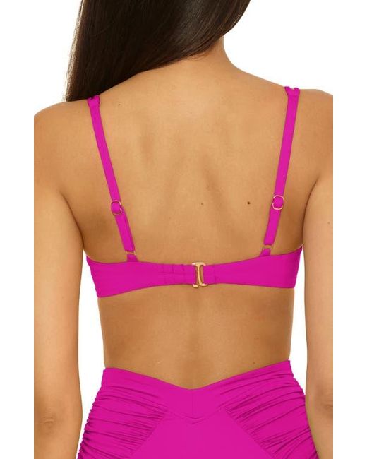 Becca Purple Color Code Underwire Bikini Top