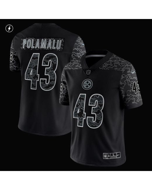 Nike Troy Polamalu Black Pittsburgh Steelers Retired Player Rflctv Limited  Jersey At Nordstrom for Men
