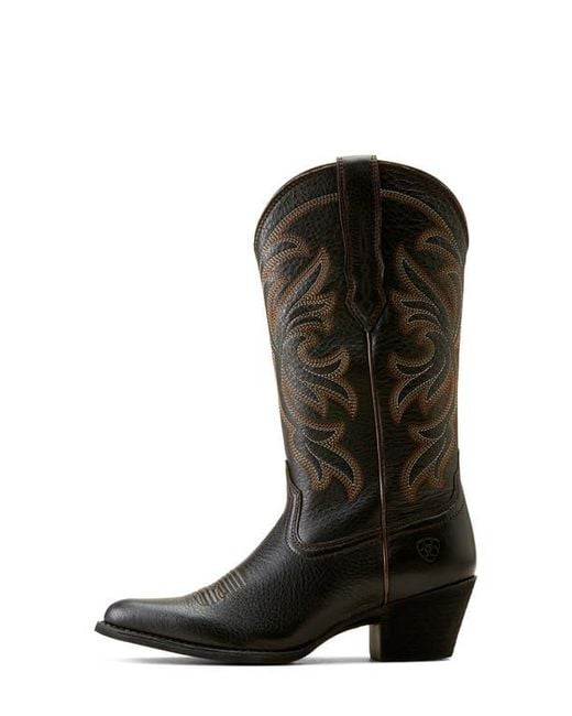 Ariat Black Heritage Western Boot