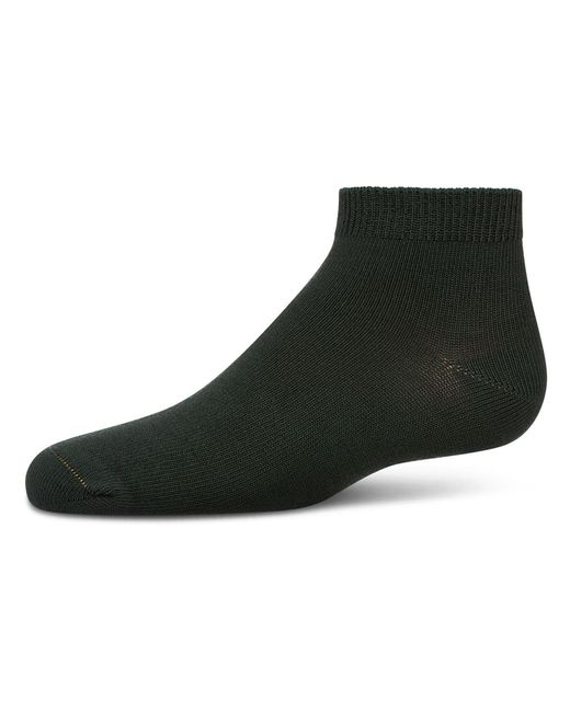 Memoi Black Basic Silky-Soft Gauge Ankle Sock