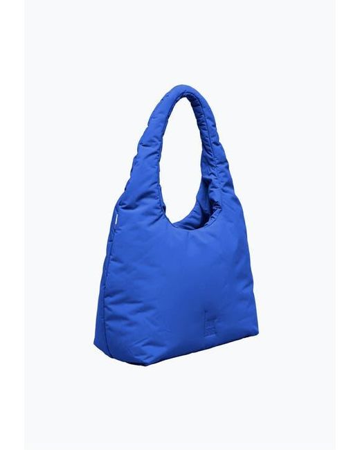 GotBag Blue Cloud Shoulder Bag Recycled Nylon Puffer Handbag