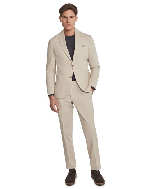 Jack Victor Natural Irving Solid Cotton & Cashmere Suit At Nordstrom for men
