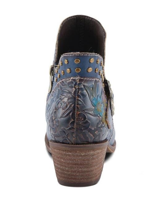 Spring Step Blue Daintylady Bootie