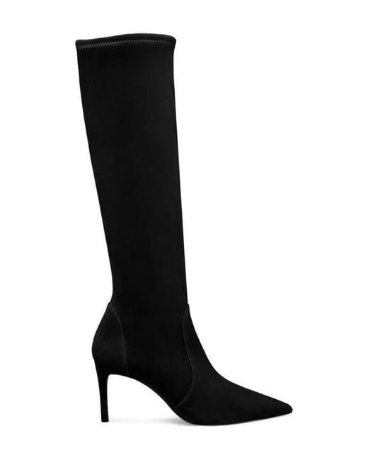Stuart Weitzman Black Stuart Power 75 Boot