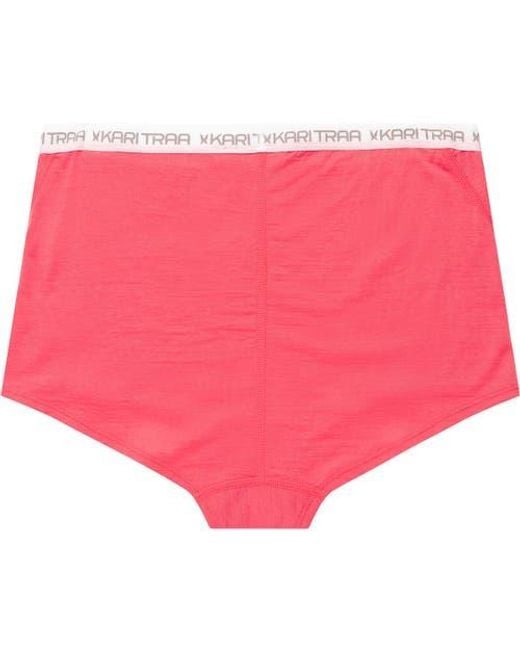 Kari Traa Pink Embla Wool Boxer