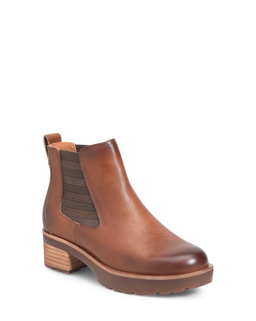 KorkEase Waylin Lug Sole Boot in Brown Lyst