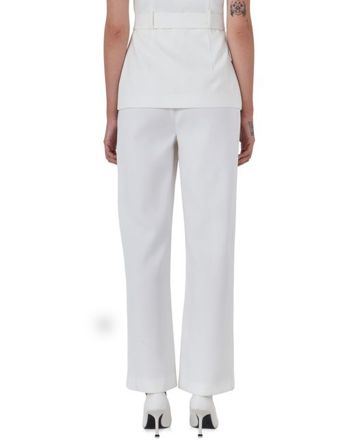 Endless Rose White Pleated Pants