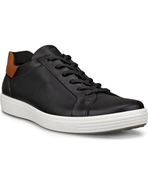 Ecco Black Soft 7 Sneaker for men