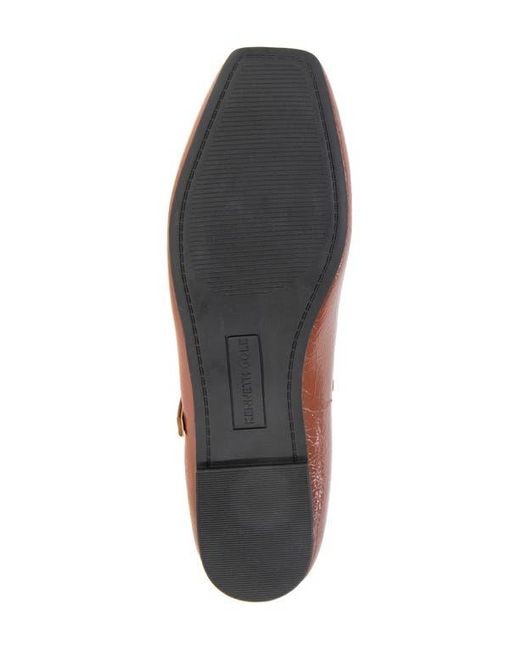 Kenneth Cole Brown Jasper Mary Jane Flat