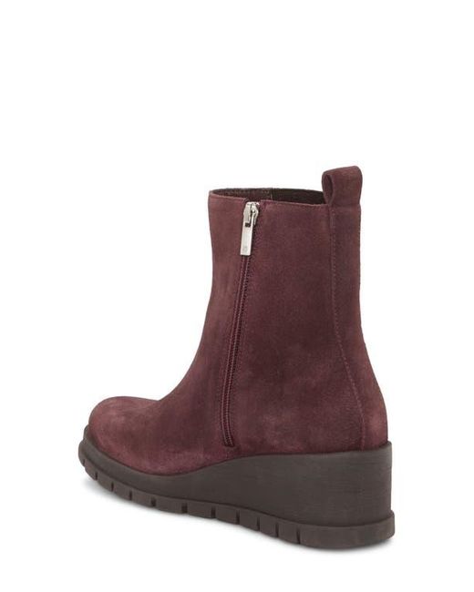 Lucky Brand Red Sondruh Platform Wedge Bootie