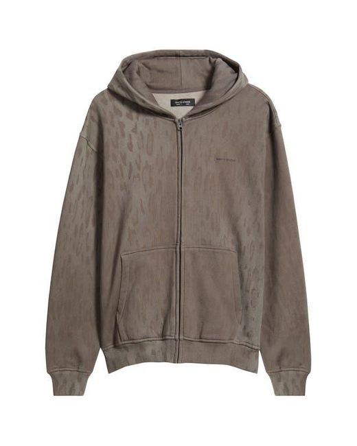 Saint Studio Brown Cole Houshmand Preda Zip Hoodie for men