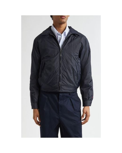 Noah Water Repellent Nylon Mechanics Jacket in Blue for Men