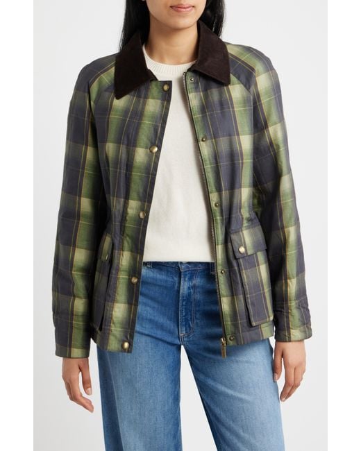 Sam Edelman Black Plaid Print Jacket
