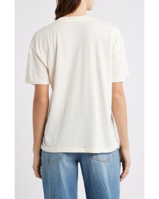 Billabong White Paradise Tour Short Sleeve Graphic T-Shirt