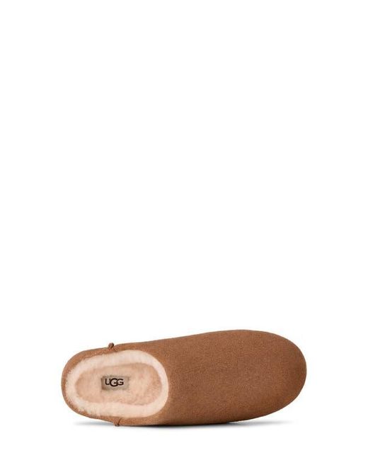 Ugg Brown Elea Waterproof Suede Slipper