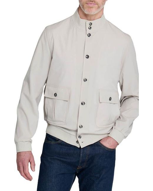 W.r.k. Gray Solid Performance Bomber Jacket for men