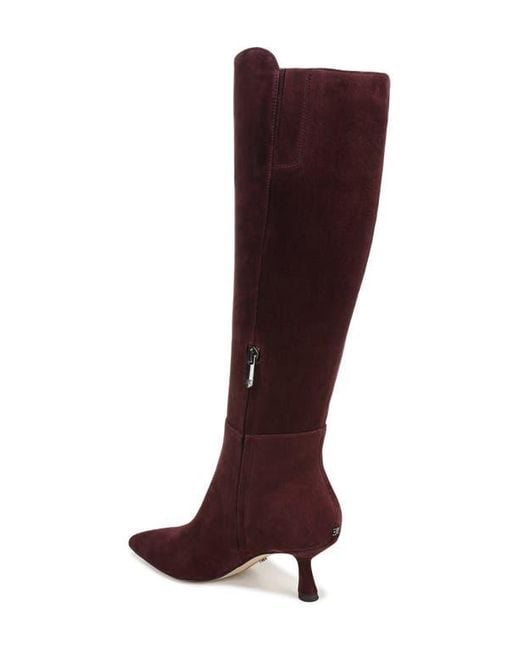 Sam Edelman Red Taylin Knee High Boot
