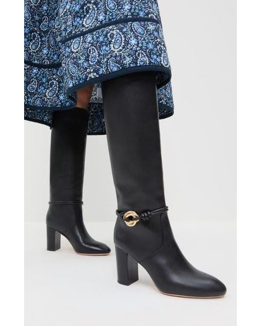 Loeffler Randall Black Goldy Tall Boot