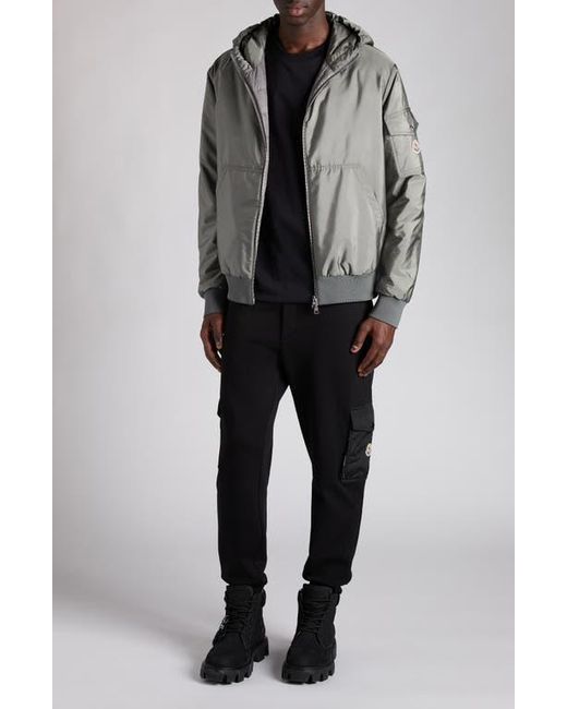 Moncler Black Poiliot Down Hooded Jacket for men