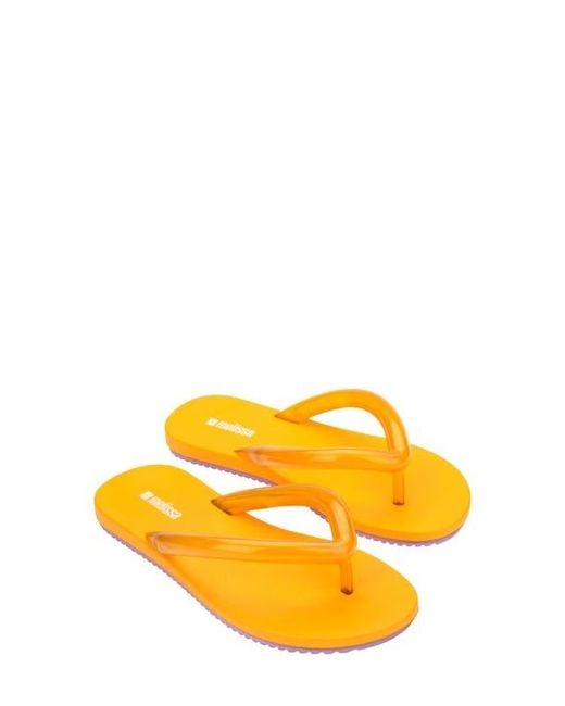 Melissa Orange Airflow Flip Flop