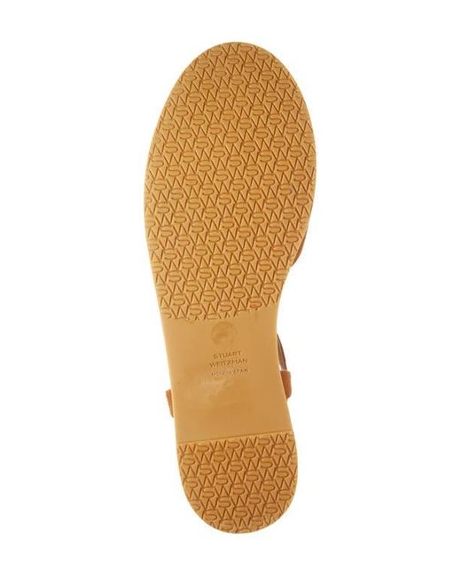 Stuart Weitzman Brown Dayna Wedge Sandal