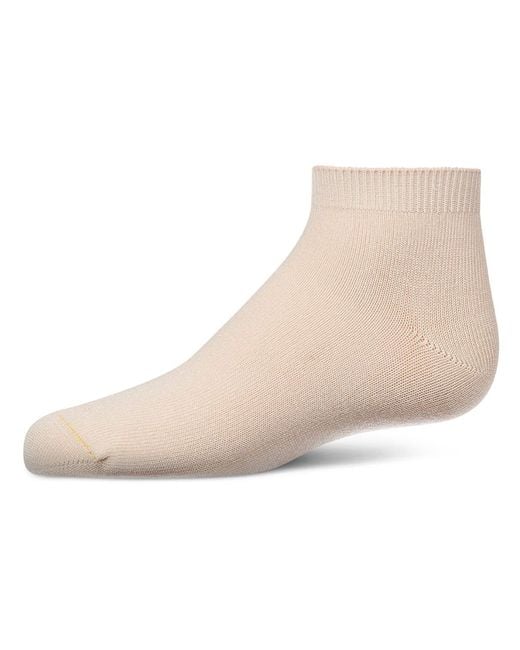 Memoi Natural Basic Silky-Soft Gauge Ankle Sock