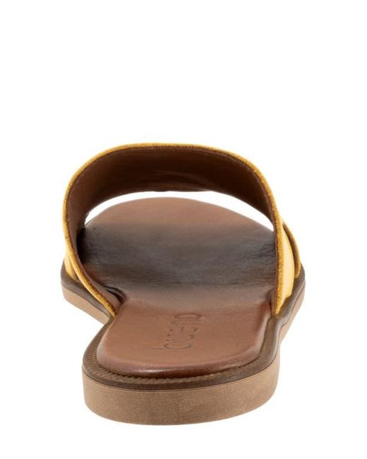 BUENO Metallic Hendrix Slide Sandal