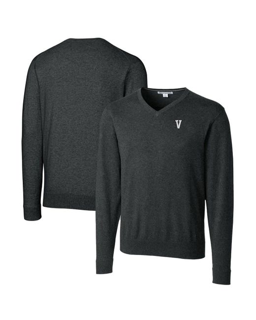 Cutter & Buck Black Villanova Wildcats Lakemont Tri-blend Big & Tall V-neck Pullover Sweater At Nordstrom for men