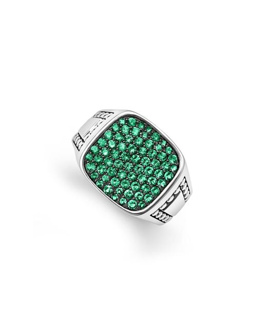 Lagos Green Anthem Diamond Ring