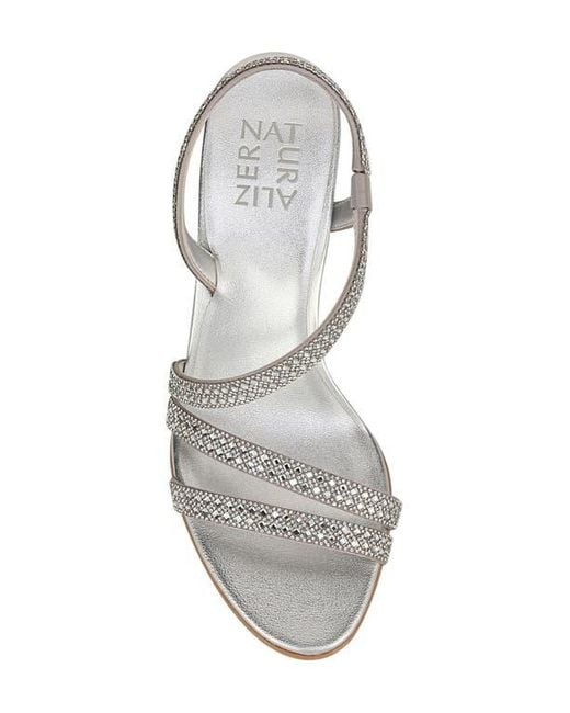 Naturalizer White Vanessa Slingback Sandal
