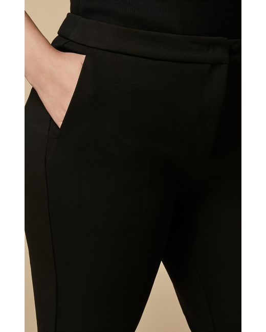 Marina Rinaldi Black Slim Jersey Pants
