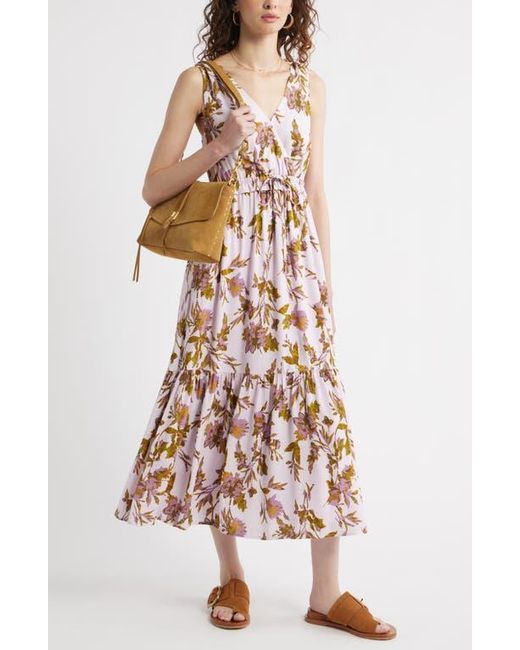 Treasure & Bond Multicolor Sleeveless Tiered Sundress
