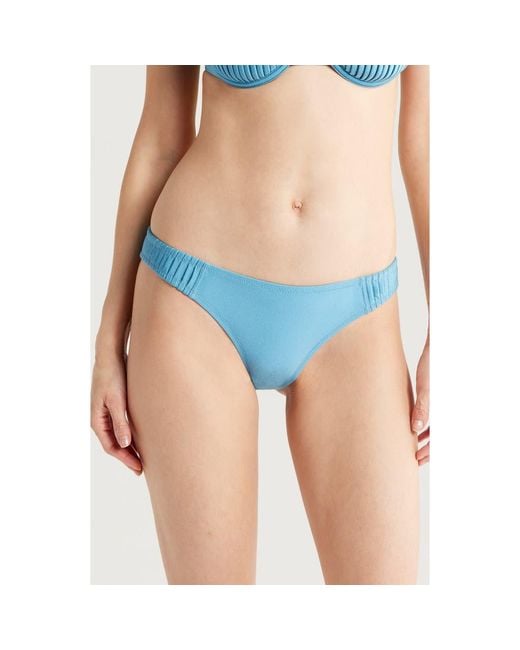 Solid & Striped Blue The Solene Bikini Bottoms