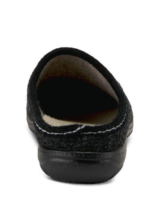 Flexus by Spring Step Black Loralee Scuff Slipper